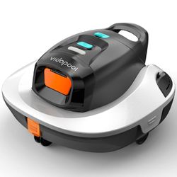 Orca Cordless Robotic Pool Vacuum Cleaner,Portable Auto Swimming Pool Cleaning with LED Indicator,Self-Parking Technology Ideal for Above Ground Pools