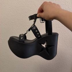 Demonia Dynamite Heel Sandals 12 Size 6