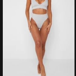 Ice Grey Bikini Bottoms (Maniere De Vior) XS