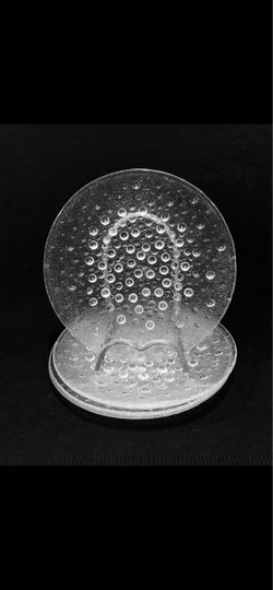 Jan Sylwester Drost MCM Asteroid Glass Plates Made in Poland 7.75”. Made in Poland in early 1970’s for Huta Zabcowice. Very good condition, minimal we