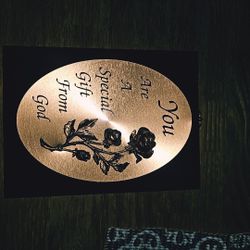 Decorative Plaque with Message
