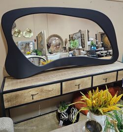 Eclectic shape mirror