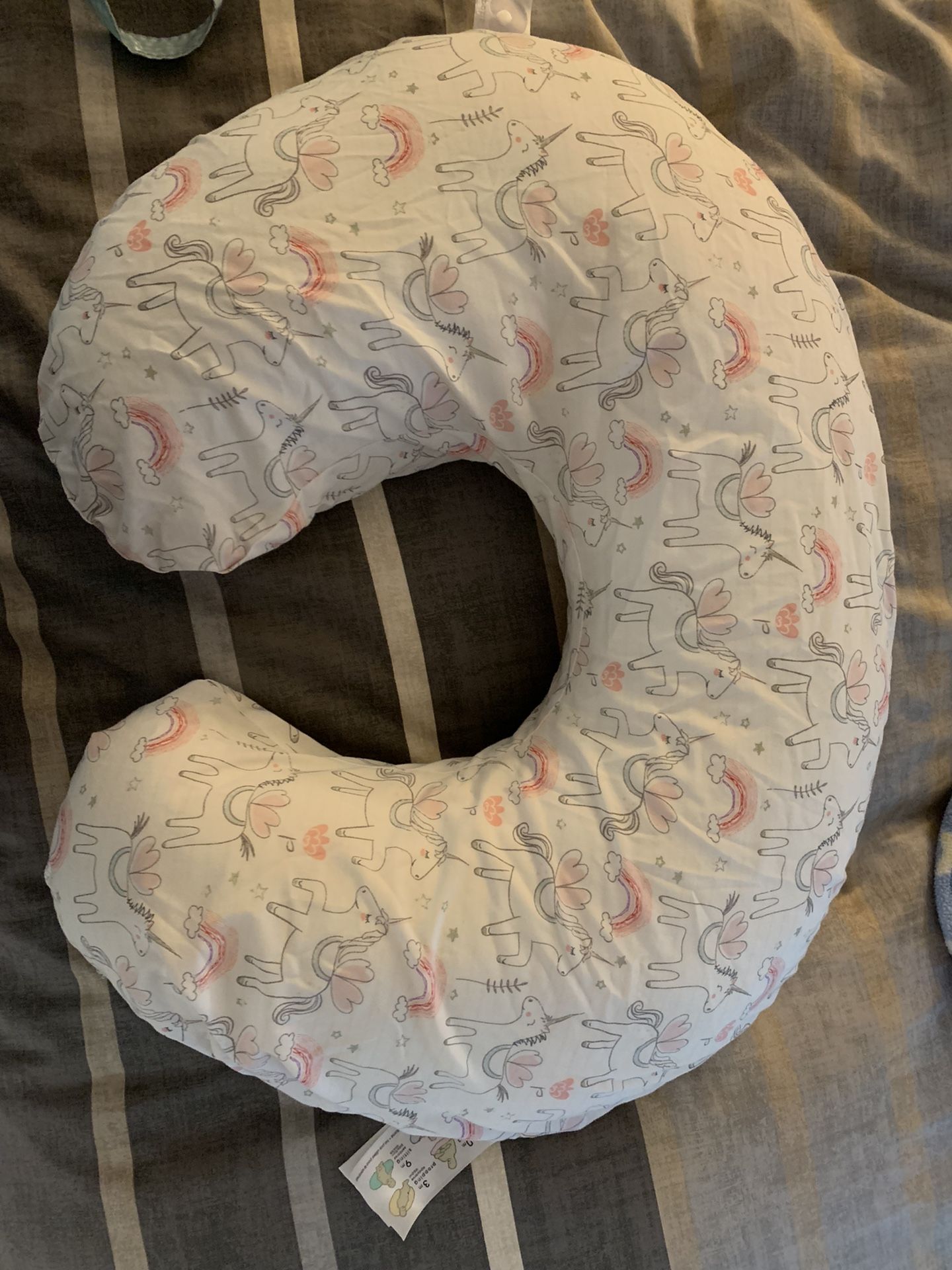 Boppy Pillow And 3 Covers