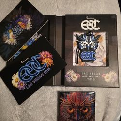 2015 EDC Las Vegas Poster/Luggage Tag/Collectors Box 
