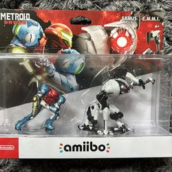 Nintendo Amiibo Metroid Dread Samus And E.M.M.I 2 Pack 