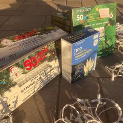 1200+ Holiday String Lights Indoor/ Outdoor 600+ Feet For Trees Or House