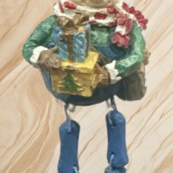 ELF SHELF SITTER oCHRISTMAS FIGURINE HOLLIDAY DECOR. 6”