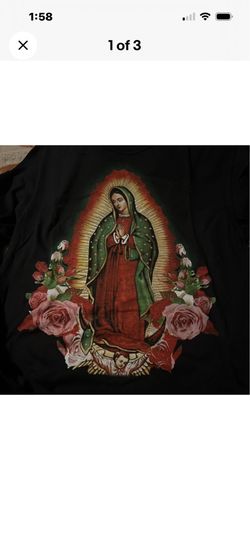 Virgin Mary Virgen de Guadalupe shirt XL