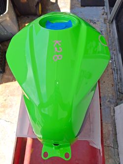 18-23 Kawasaki Ninja 400 EX400 Gas Tank Fuel Petrol Cell Take Off Beautiful