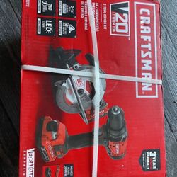 20V 2 Tool Combo Drill & Circular Saw