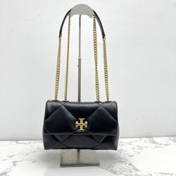 TORY BURCH SMALL KIRA DIAMOND QUILT SHOULDER BAG