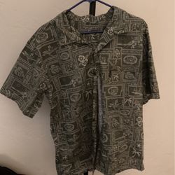 Palm Wave Shirt Size L