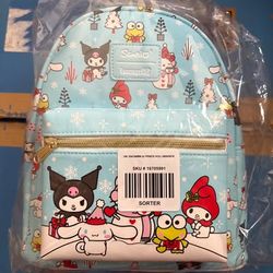 Hello Kitty snowman and Friends holiday Mini backpack