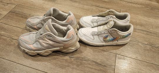 Two Pairs of Used Sneakers Bundle size 4 & 4.5y