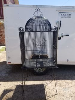 jaula antigua para cotorros 6 pies alto