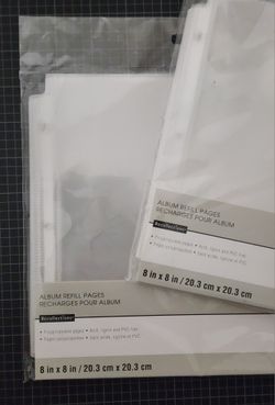 Recollections BNIP Set/2 8"×8" Album Refill Pages