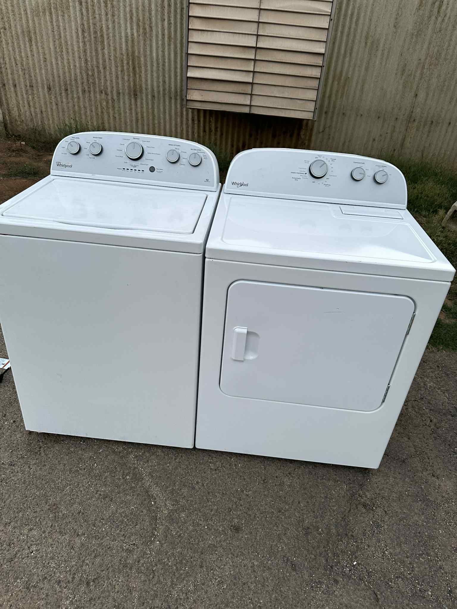 Whirlpool Washer And Electric Dryer