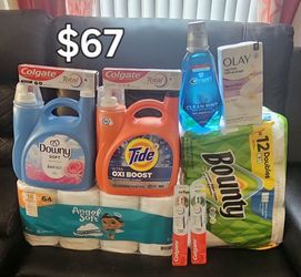 Household Essentials Bundle – Tide, Downy, Bounty & More