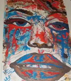 Bleeding Through painting