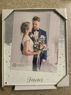 Lenox Peony Picture Frame in Silver