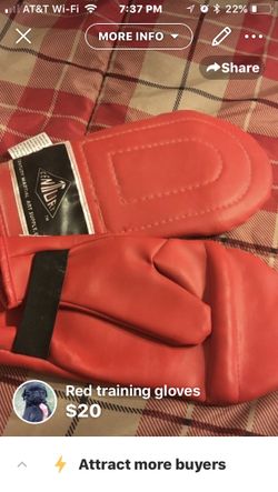 Red Training Gloves