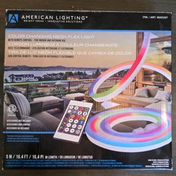 American Lighting Remote Controlled Color Changing Flex Lights 16 feet