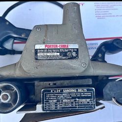 Porter-Cable 362 Belt Sander 4” x 24” – Heavy Duty – Tested – Works