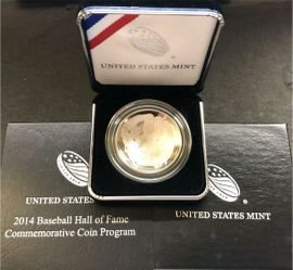 2014 90% Silver proof National Baseball Hall of Fame