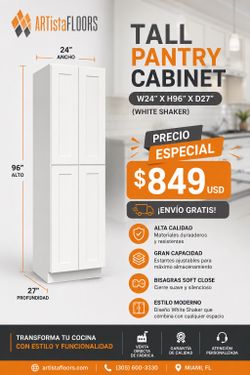 ✨ Gabinetes Modernos Artista Floors | Estilo, Calidad y Elegancia para tu Cocina