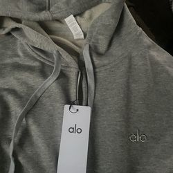 Alo Grey Zip Up
