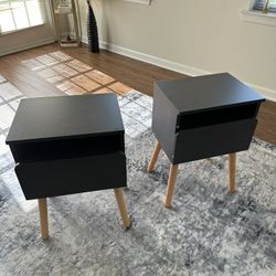 Nightstand With Drawers 