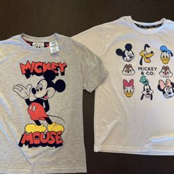 Set of 2 kids size 10/12 Disneyland shirts