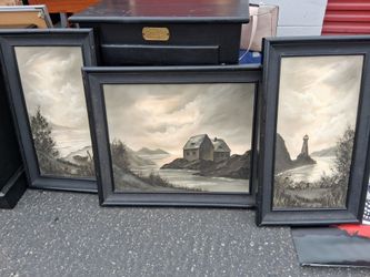 Vintage oil art work