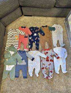 Lot of Baby Boy Clothes (Size:  6 Months) - 50 Items!