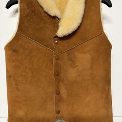 kid fur vest size 7y