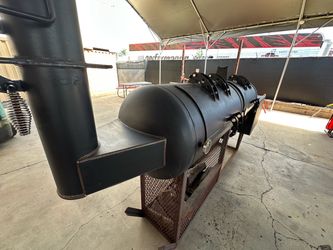 Large Heavy-Duty Offset BBQ Smoker