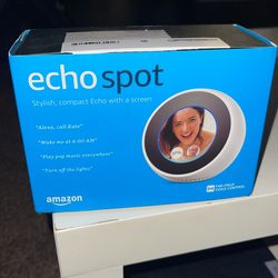 Brand New Echo Spot Never Opened