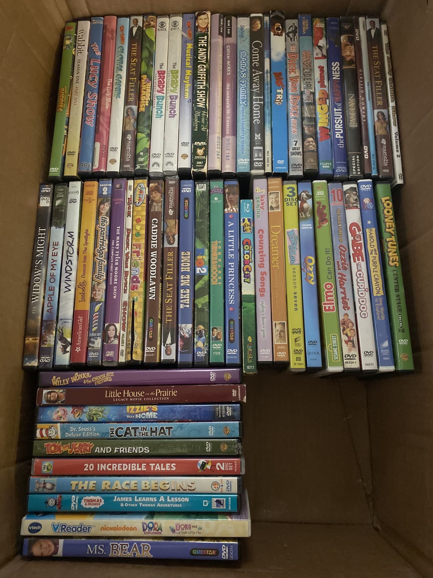 Box Of DVDs 59 In Total