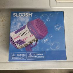 Bubble Machine Gun W/Solution for Kids Ages 4-8