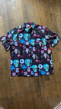 Skull Button Down Shirt