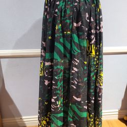 Long Floral Maxi Skirt Size LARGE 