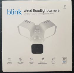 BRAND NEW: Blink wired floodlight camera (newest version)