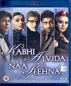 Kabhi Alvida Naa Kehna(Shahrukh Khan)Hindi Blu Ray – Film with English Subtitles
