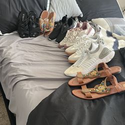 Todos los tenis  son # 8 de mujer y guarache también