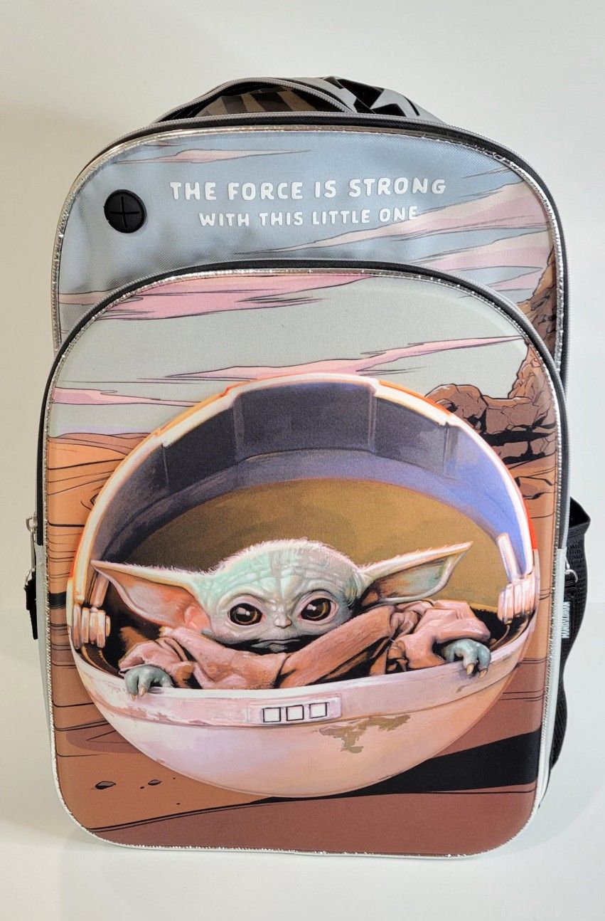 BABY YODA Backpack - Star Wars Mandalorian Baby Yoda Child Backpack - Star Wars