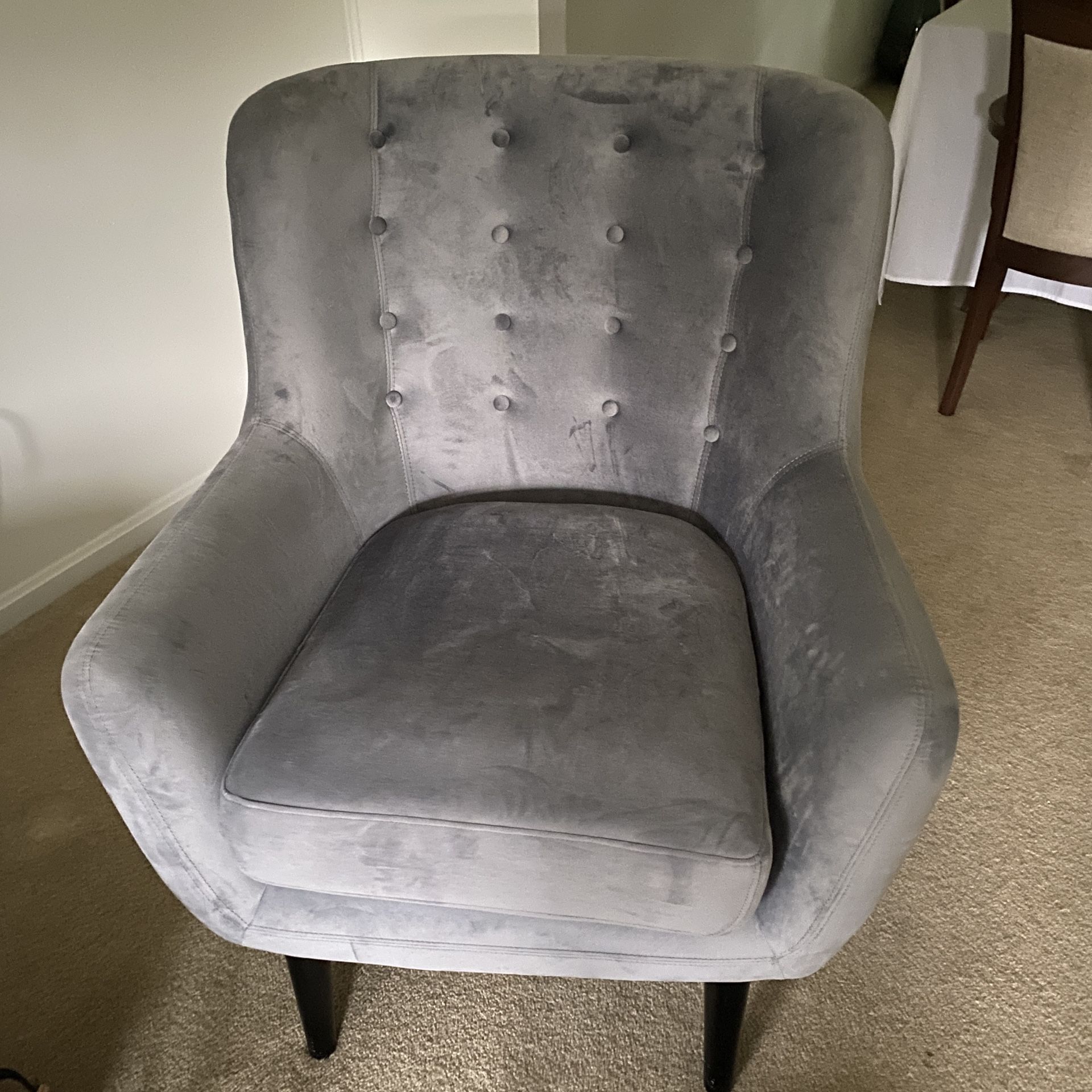 Two Grey Chairs 