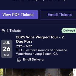 Warped Tour Tickets 