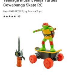 Teenage Mutant Ninja Turtles RC Skateboard .new In Box