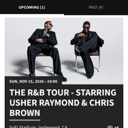 Chris Brown & Usher R&B Tour Tickets