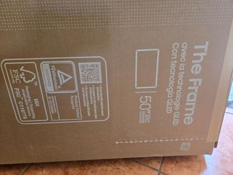 Samsung the frame 50' in qled television